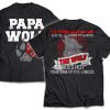Viking, Norse, Gym t-shirt & apparel, Papa Wolf, Circus, Double sided