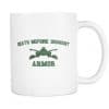 Armor Death Before Dismount Mug