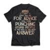 Viking, Norse, Gym t-shirt & apparel, Don't Ask Me For Advice, Back