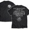 Viking T-shirt, Viking love, Terrible things, double sided