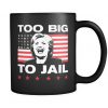 Too Big To Jail. Hillary Head - Coffee Mug