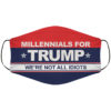 Millennials for Trump V2 Face Cover