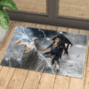 Ben Franklin Vs Zeus - Doormat