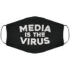 Media is the Virus Face Cover