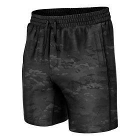 Black Camo Swim Trunks