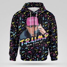 All Over Print Zip Hoodie