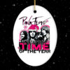 It’s the Best Time of the Year Psychedelic Rock n Roll Christmas Ornament, Classic Rockstar Theme