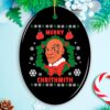 Merry Chrithmith Funny Boxing Meme Christmas Ornament, Humorous Christmas Gift