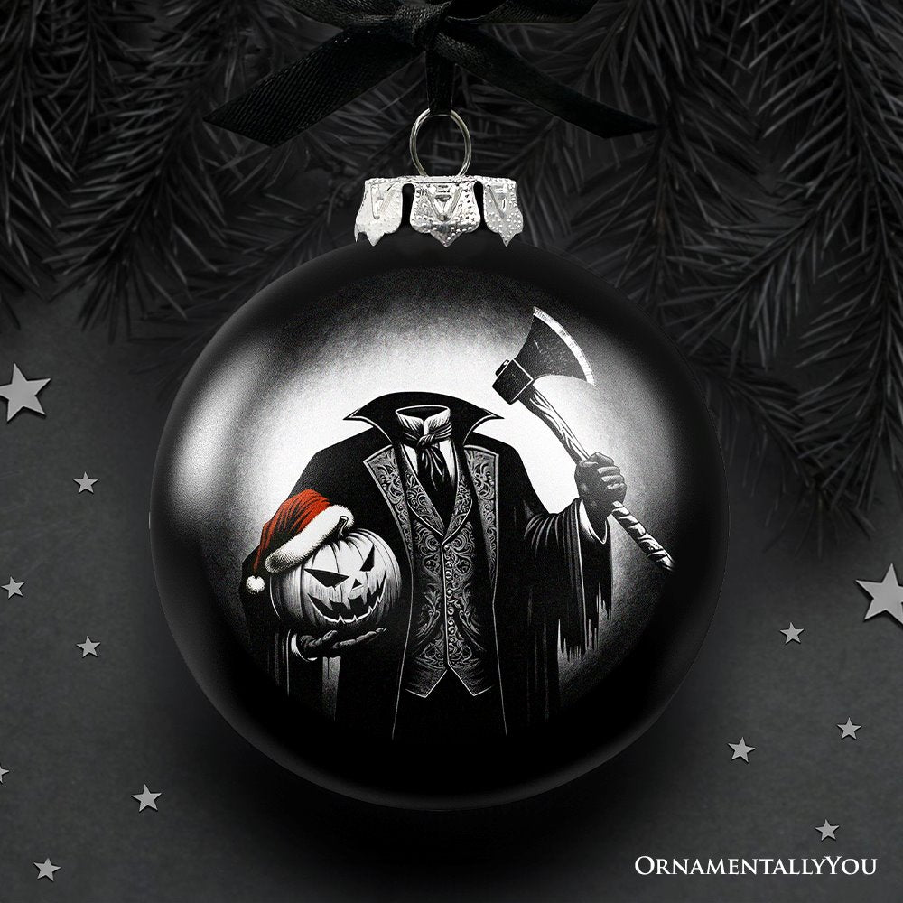 ForProduct-01HeadlessHorsemanSpookyPortraitGlassChristmasOrnament_BlackHorrorHalloweenTreeDecoration.jpg
