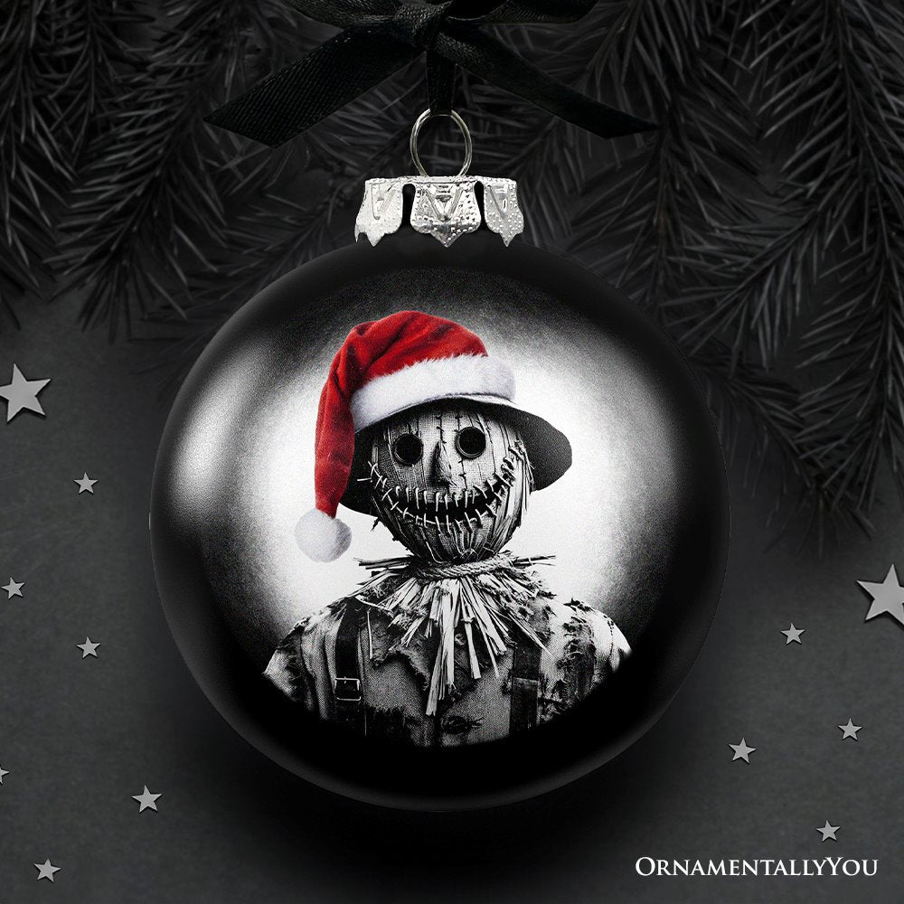 ForProduct-01ScarecrowChristmasSpookyPortraitGlassOrnament_BlackHorrorHalloweenTreeDecoration.jpg