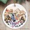 Vintage Egypt Artistic Ornament Souvenir, Egyptian Gift and Christmas Keepsake