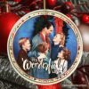 Vintage It’s a Wonderful Life Handcrafted Christmas Ornament, Classic Holiday Movie Souvenir