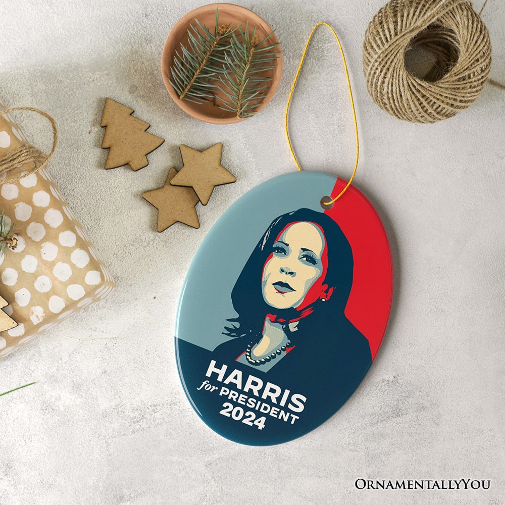ForProduct-02HarrisforPresident2024VintagePopArtOrnament_ElectionChristmasGift3DRealisticMockup-15.jpg
