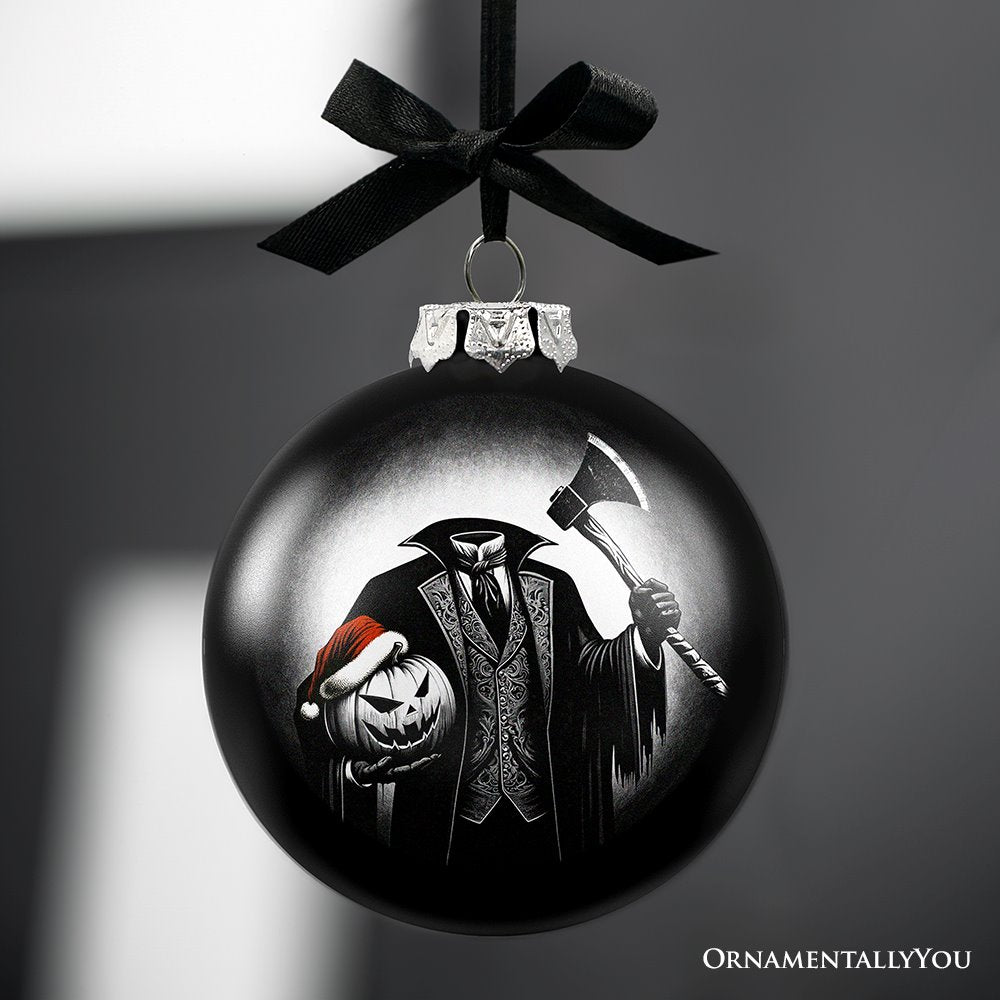 ForProduct-02HeadlessHorsemanSpookyPortraitGlassChristmasOrnament_BlackHorrorHalloweenTreeDecoration.jpg