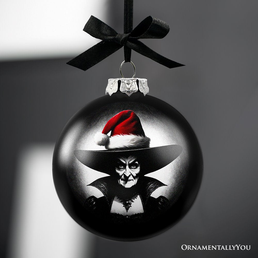 ForProduct-02WickedWitchChristmasSpookyPortraitGlassOrnament_BlackHorrorHalloweenTreeDecoration.jpg