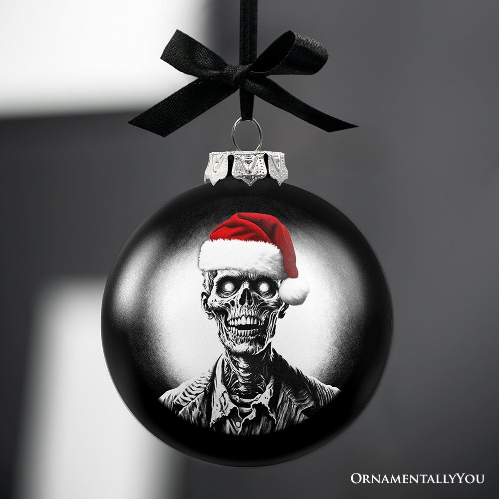 ForProduct-02ZombieChristmasSpookyPortraitGlassOrnament_BlackHorrorHalloweenTreeDecoration.jpg