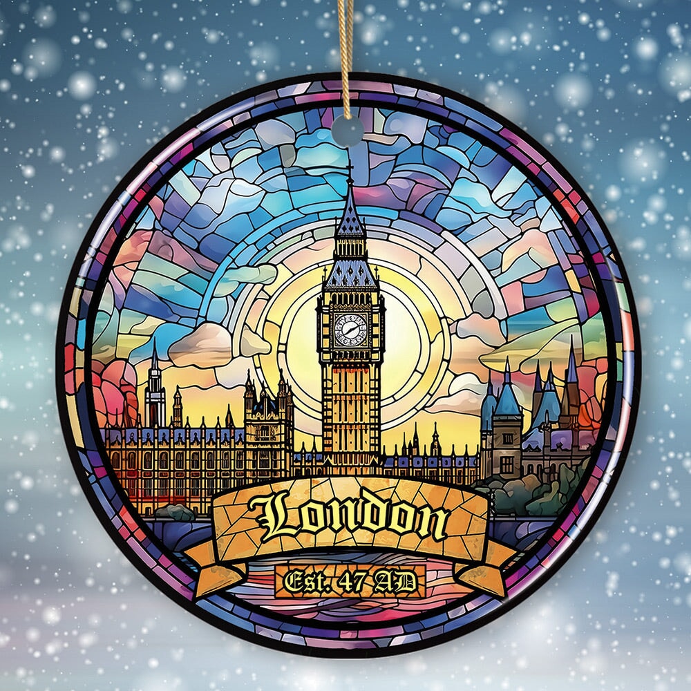 ForProductBigBen_LondonSceneryinColorfulStainedGlassStyleforSouvenirChristmasOrnament.jpg