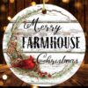 Merry Farmhouse Christmas Ornament