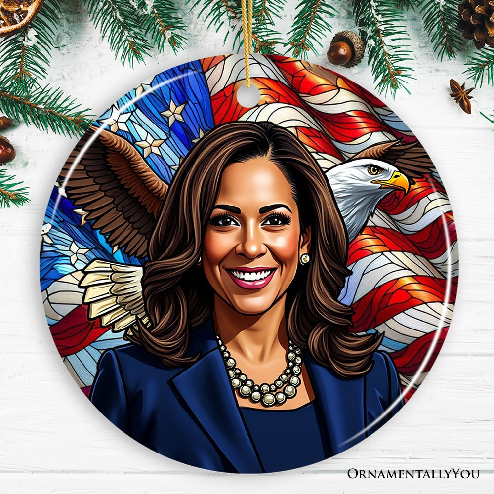 For_Product-01_Kamala_Harris_with_American_Eagle_Ceramic_Ornament_Distinguished_Symbol_of_National_Spirit_Keepsake_Mockup_Group-05.jpg
