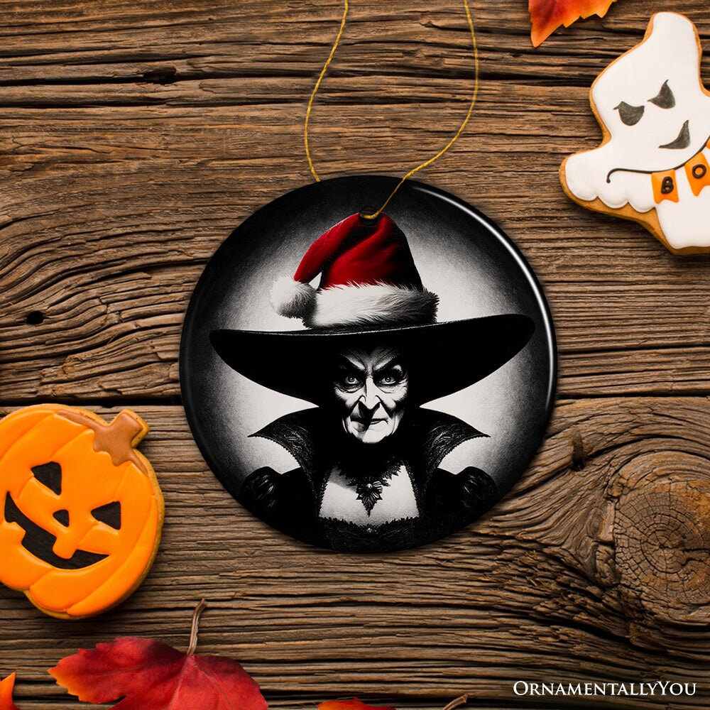 For_Product-02_Spooky_Witch_with_Santa_Hat_Ceramic_Ornament_Halloween_Themed_Christmas_Gift_and_Decor_3D_Realistic_Ornament_Mockup_Fall.jpg