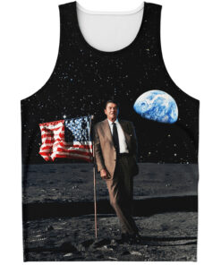 Reagan on the Moon - All Over Print Tank