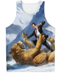 Nixon Vs Sabertooth - All Over Print Tank