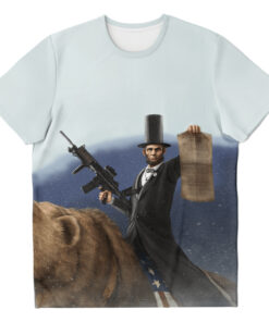 Abe Lincoln The Emancipator Zoom - All Over Print Shirt