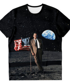 Reagan on the Moon - All Over Print Shirt