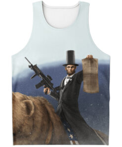 Abe Lincoln The Emancipator Zoom - All Over Print Tank