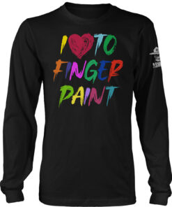I Love To Finger Paint Long Sleeve