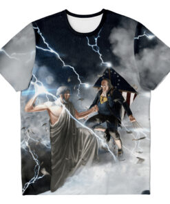 Ben Franklin vs. Zeus - All Over Print Shirt