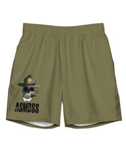 ASMDSS Logo V1 (Army Tan) Swim Trunks