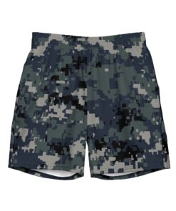 Navy Digi Swim Trunks