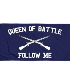 Queen of Battle Beach Towel