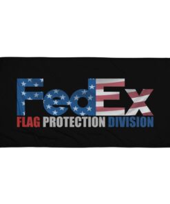 FEDEX Flag Protection Division Beach Towel